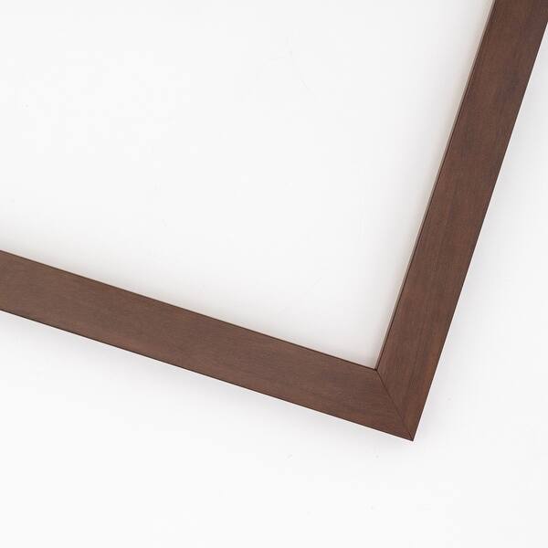 16x16 Flat Dark Brown Wood Frame "The Edge" Medium Great for Bed